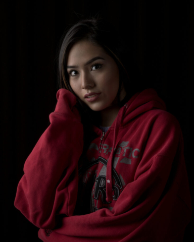 Shooting in studio