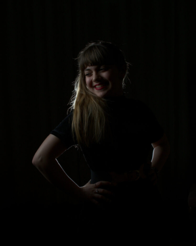 Shooting in studio
